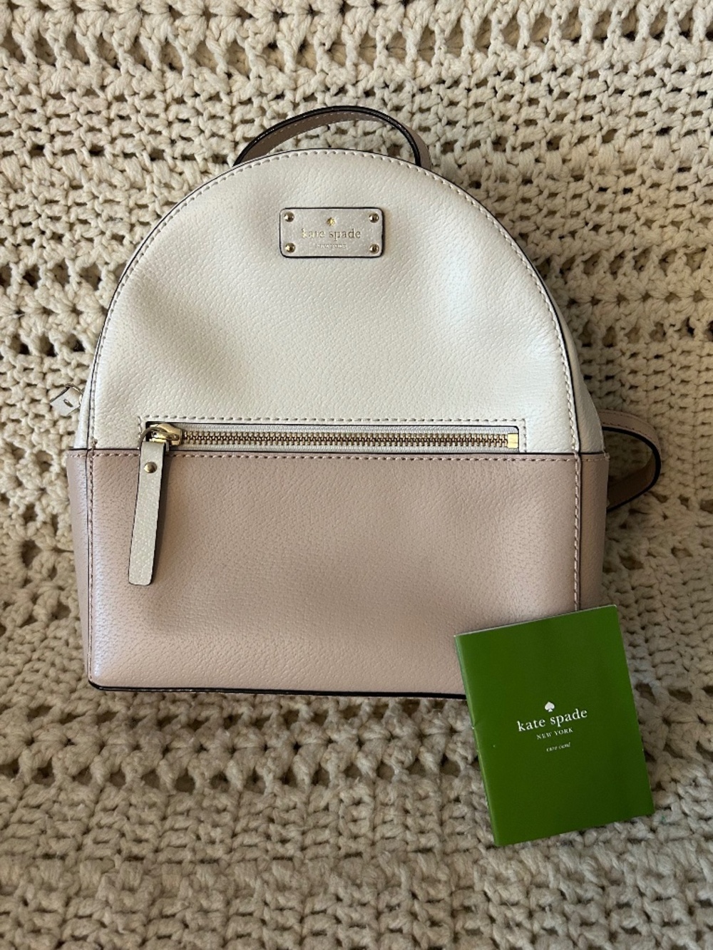 New Kate Spade Leather Mini Backpack
